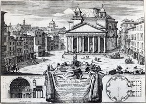 Piazza della Rotonda mit Blick auf das Pantheon